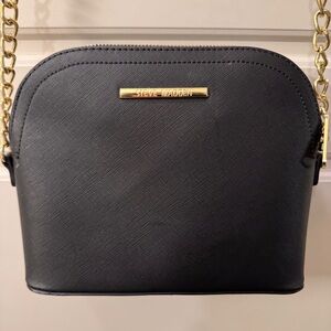 Steve Madden Black & Gold Crossbody Bag